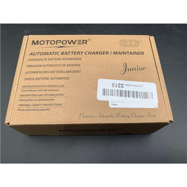 Motopower Automatic Battery Charger / Maintainer Junior