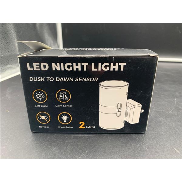 LED Night Light 2 Pack Dusk to Dawn