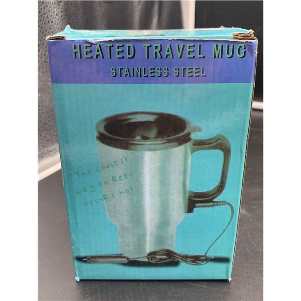 Heated Travel Mug Plugs into Car Lighter