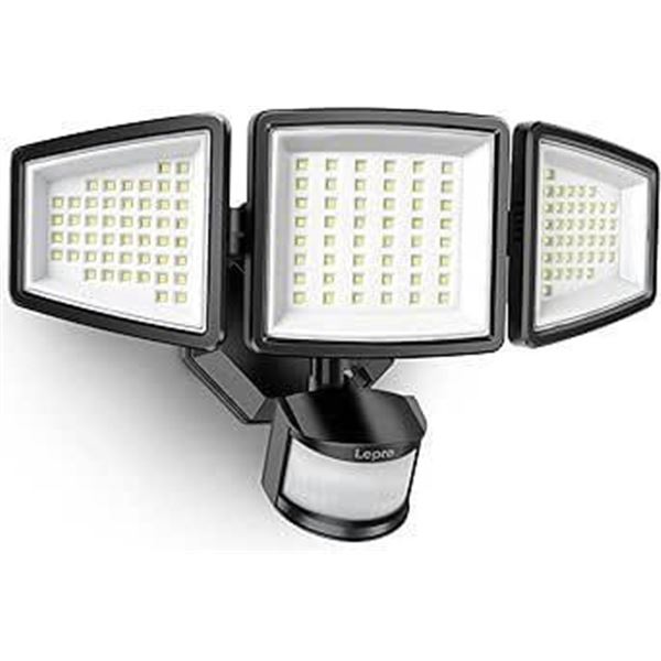 Lepro Motion Sensor Lights Outdoor, 27W Ultra Bright 3200LM LED Security Flood Lights with Motion Se