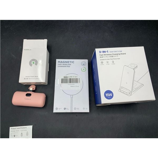 Lot of Assorted Charging Essentials