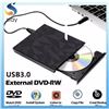 Image 1 : USB 3.0 Slim External DVD CD Writer Drive Burner Reader Player External Brushed USB3.0 Optical Drive
