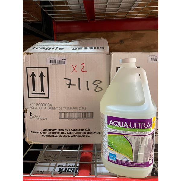 Choicy Aqua Ultra Industrial Concentrated Dishwashing Pre Soaking Agent Cleaner CASE LOT 4 x 3.8L