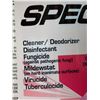 Image 4 : Choicy Specrol Industrial Disinfectant Cleaner/Deodorizer CASE LOT 4 x 3.8L