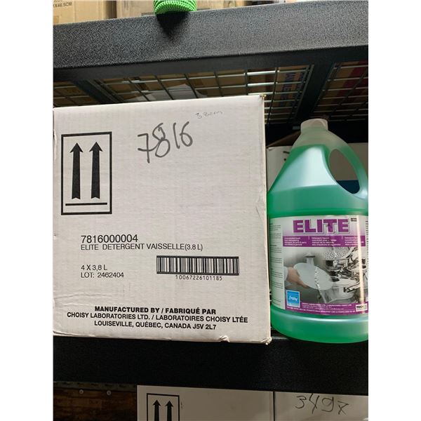 Choicy Elite Industrial Concentrated Liquid Hand dishwasher Detergent CASE LOT 4 x 3.8L