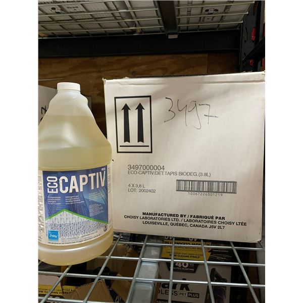 Choicy Eco Captiv Biodegradable Rug & Carpet Detergent CASE LOT 4 x 3.8L