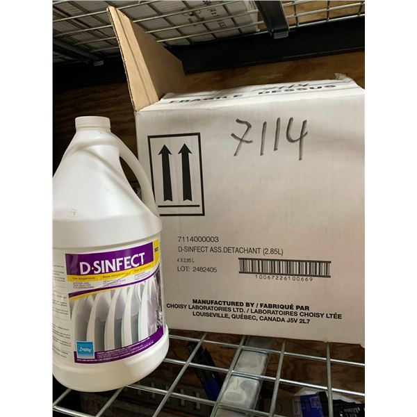 Choicy D Sinfect Industrial Sanitizer & Stain Remover CASE LOT 4 x 3.8L