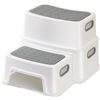 Image 1 : Double Up Step Stool for Kids, Sturdy Toddler Two Step Stool for Bathroom, Kitchen and Toilet Potty 