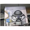 Image 3 : MEGATEK Portable CD Player Boombox with FM Radio, Bluetooth, and USB Port | Clear Stereo Sound | CD-