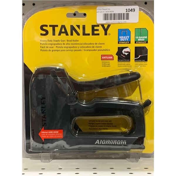 Stanley Heavy Duty Staple Gun / Brad Nailer Aircraft Aluminum