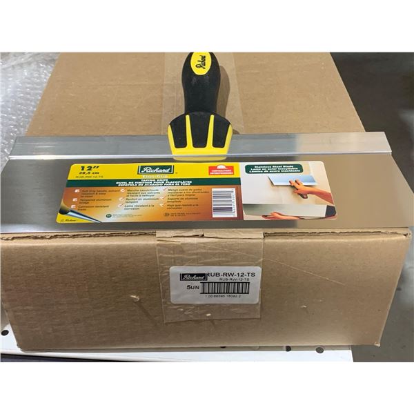 Richard Ergo Grip 12" Taping Knife 5 Pieces