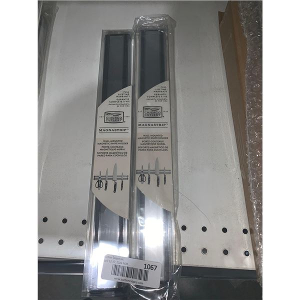 Chicago Cutlery Magnastrip Wall Mounted Magnetic knife Holder x'2
