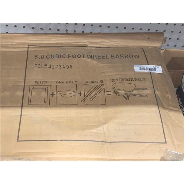 5.0 Cubic Foot Wheel Barrow WH5400S Assembly parts only NO Basin Included