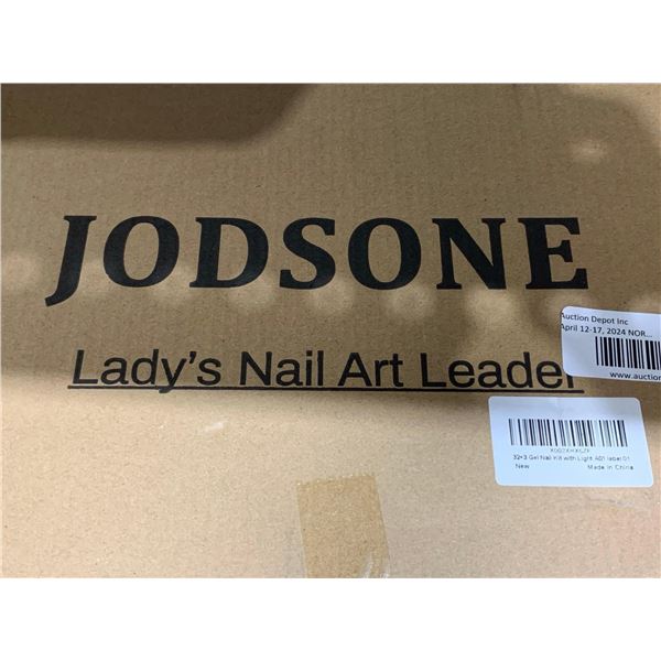 JODSONE Gel Nail Polish Kit with UV Light 32 Color Soak OFF Gel Nail Kit Base&Top Coat Gel Polish Ma