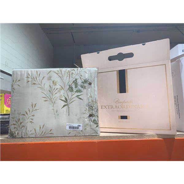 Comfortable Extraordinary 4pc Queen Duvet Cover Set Floral