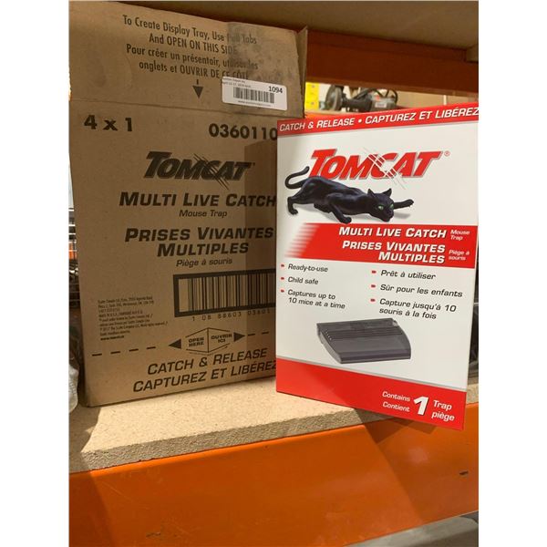 TomCat Multi Live Catch & Release Mouse Trap Lot of 4