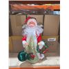 Image 2 : Universal Wheel Santa Claus Electric Music Lights Santa Claus Light Up