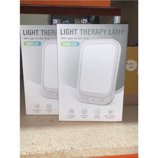 Light Therapy Lamp SAD 10000 LUX Lot of 2