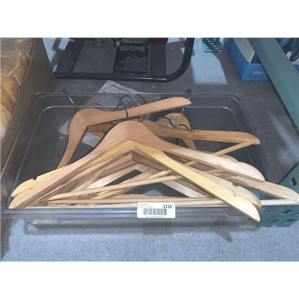 Lot of Wood Hangers