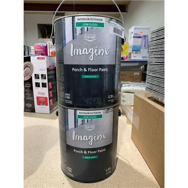 Co-op Imagine Porch & Floor Paint Acrylic Latex Interior/Exterior Low Gloss 3.70L x 2