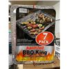 Image 2 : Handi-Foil BBQ King Grill Pans 11 1/2"x8 1/2" x 1 1/8" 12packs x 7 Trays