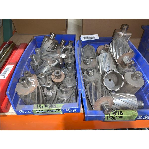 Bulk Lot of Assorted Annular Cutting Bits - Aprox 24 pc