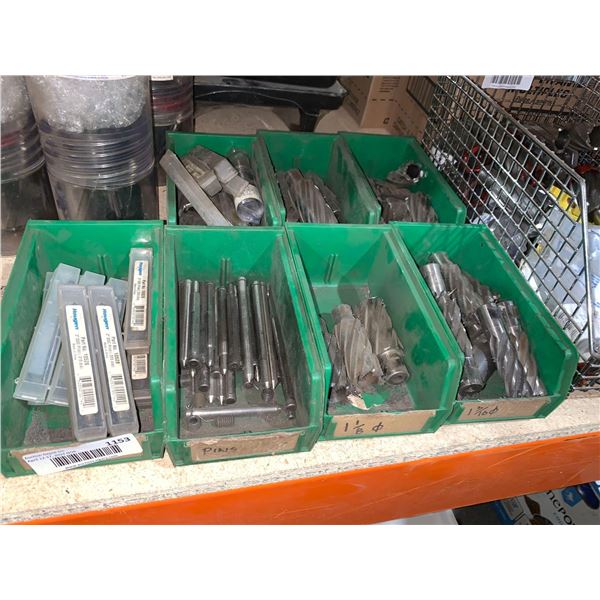 Bulk Lot of Assorted metal Cutting Bits