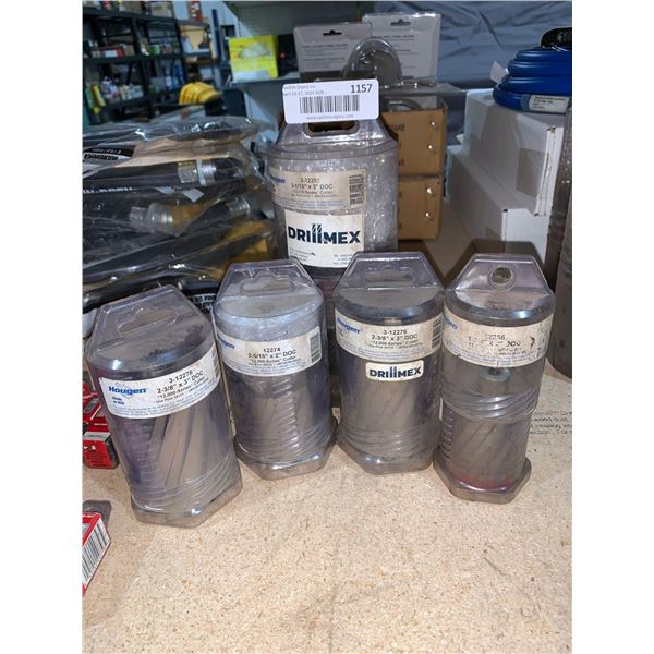 Lot of Assorted Hougen Magnetic Drill Annular Cutters - Reaming Bits