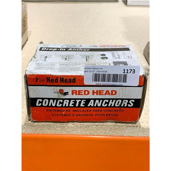 TW Read Head Concrete Anchors 5/8" -11 Bolt RL-58 7/8" x's 25