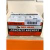Image 1 : TW Read Head Concrete Anchors 5/8" -11 Bolt RL-58 7/8" x's 25