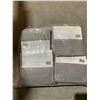 Image 3 : Microfiber 12"x12" Dish Cloths - Gray 12x4pc