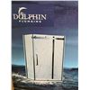 Image 4 : Dolphin plumbing 48" rectangular black shower kit 48"x32"x79.2"