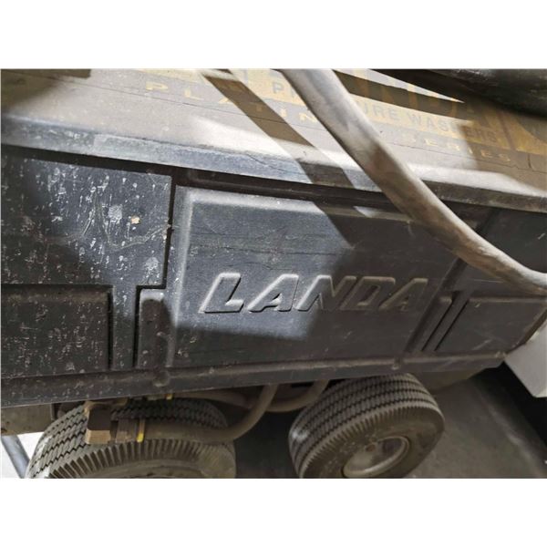 Landa platinum series industrial diesel powered pressure washer model #PHW-4-2000. heater runs on 3 