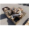 Image 5 : Assorted new and used electrical boxes,beam clamps and electric drill parts