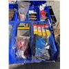Image 5 : Assorted electrical accessories and brushes for electric drills,saws etc. Also air hose fittings of 