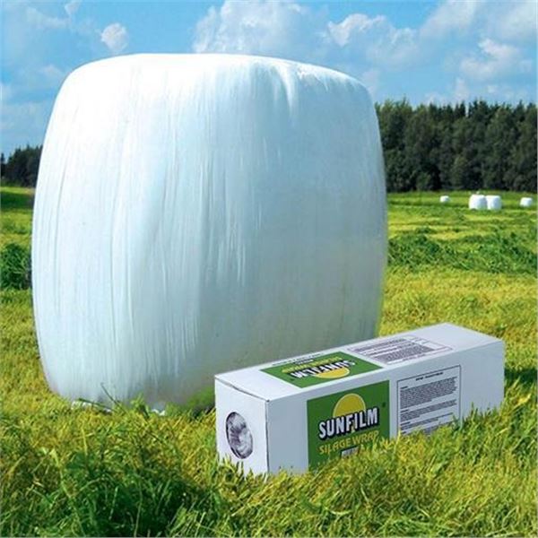 Sunfilm Silage Wrap For Round Bale  500mmx1800mx 25 Micron - White RT-20100