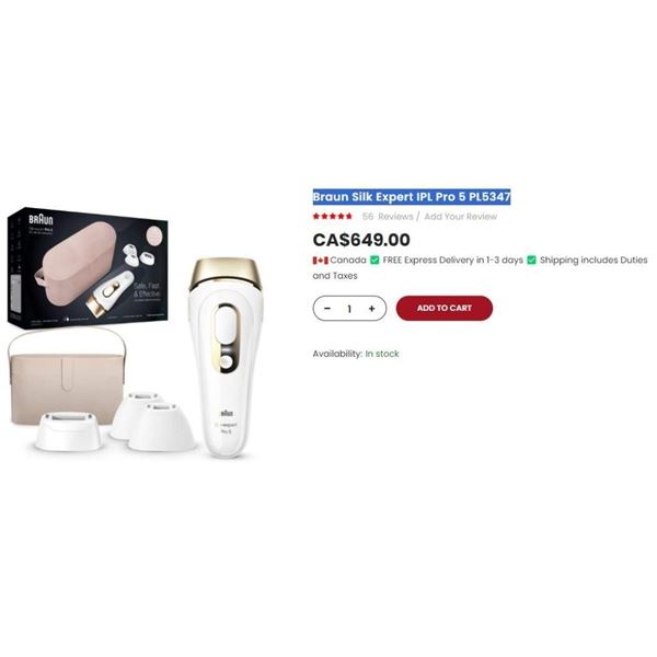 Braun Silk Expert IPL Pro 5 PL5347