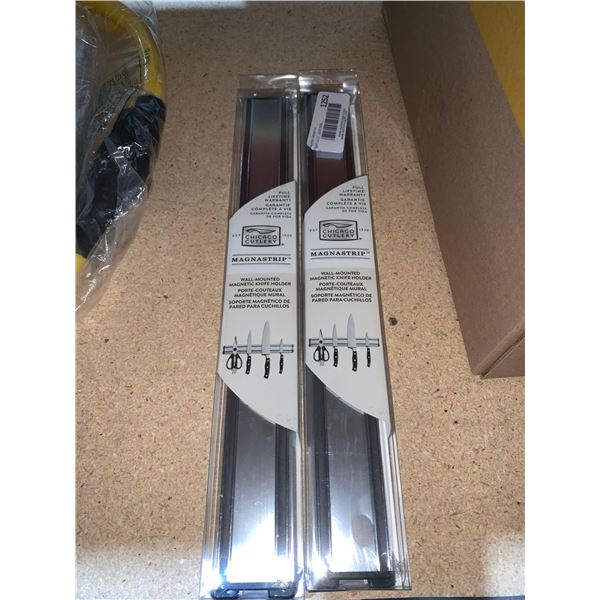 Chicago Cutlery Magnastrip Wall Mounted Magnetic knife Holder x'2