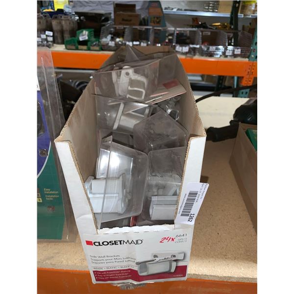 Closet maid side wall shelf brackets 24x2