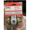 Image 2 : Epic lock single cylinder deadbolt, lot of 4