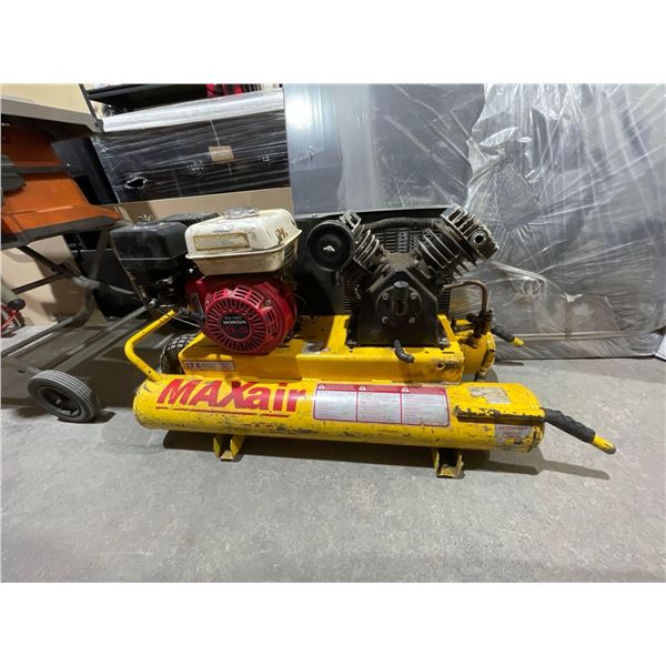 MAXair 10 gallon, 5.5HP Gas Honda, Wheelbarrow Premium Industrial Air Compressor