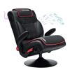 Image 2 : 21 Audio Foldable Floor Gaming Chair with Speakers & Subwoofer features a 2.1 audio system with two 