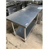 Image 2 : Stainless Steel 5 ft Kitchen Prep Table