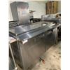Image 1 : Stainless Steel Refrigerated double door sandwich prep table