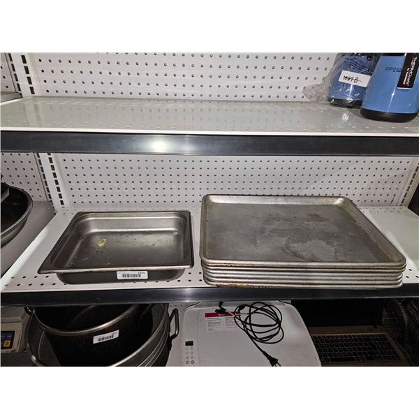 Lot of Assorted Commercial Baking Trays