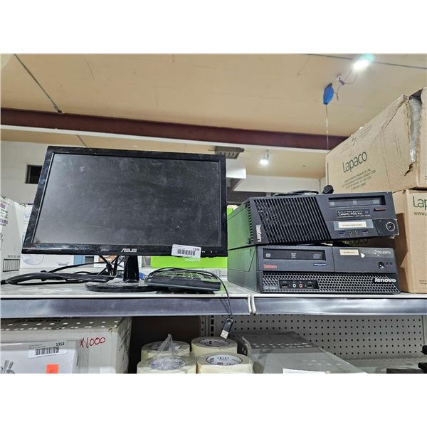 Celerty POS Inc - Point of Sale System with Monitor, Keyboard, 2x Think Centers & Cash Drawer