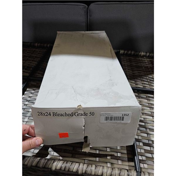 Case Lot of Bleached Grade 50 - 28x24" Cheese Cloth