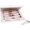 Image 1 : Hy Stix 4" Frill Appetizer Cocktail Toothpick 10x 1000 Pack