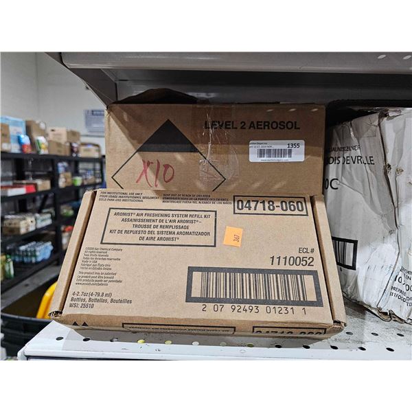 Lot of 10 x 4 can Pack - Aromist Air Freshening System Refill Kits