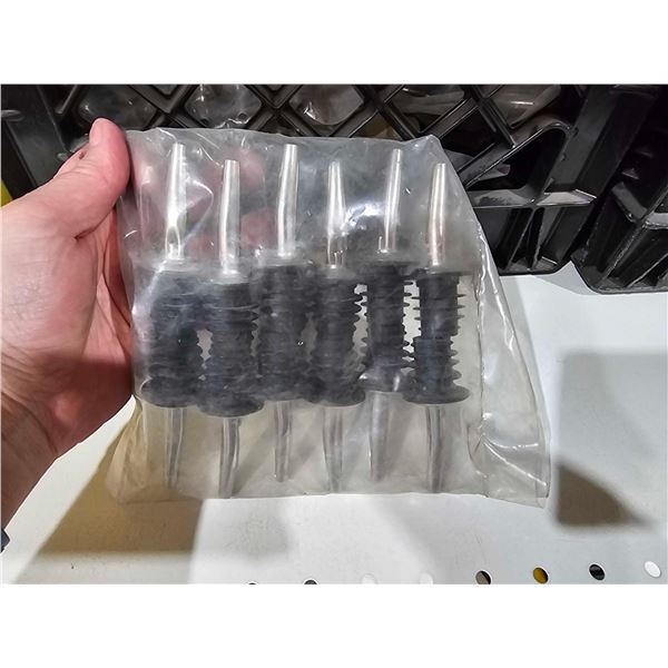 Bulk Crate Lot of Drink Pour Spouts